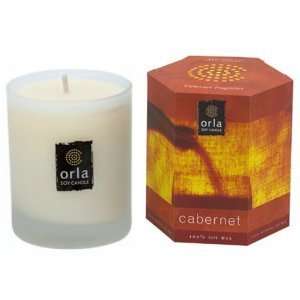    Cabernet 100% Soy Wax 35 Hr. Candle  Gift Boxed: Home & Kitchen