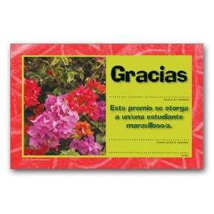  Thank You Spanish Certificates   Galician Azaleas   Set of 