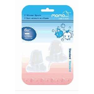  Momo Baby 2 Pack Wide Neck Silicone Spouts Baby