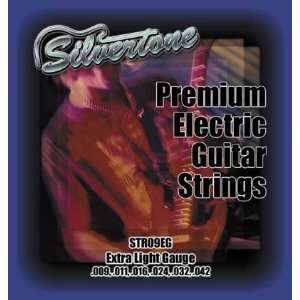  Silvertone Electric Guitar Strings (Extra Light) Musical 