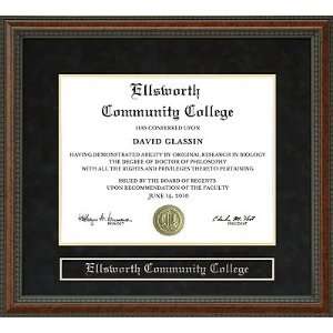  Ellsworth Community College (ECC) Diploma Frame Sports 