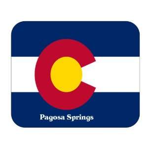   State Flag   Pagosa Springs, Colorado (CO) Mouse Pad 