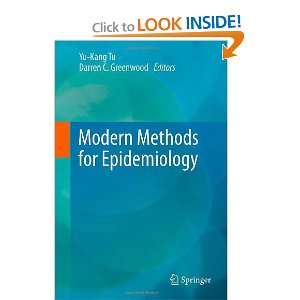   Epidemiology (9789400730236) Yu Kang Tu, Darren C. Greenwood Books