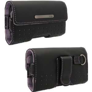 Verizon Wireless Leather Pouch with Carabiner   Black 