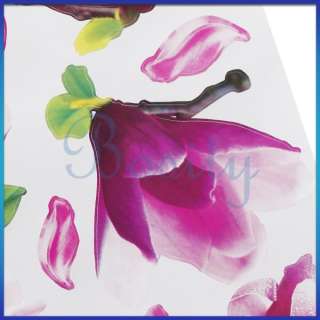 Magnolia Flower Wall Art Removable Wall Decal Sticker Decor  