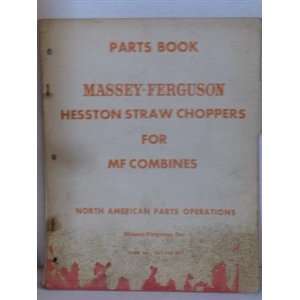   straw choppers for MF Combines parts book Massey Ferguson Books