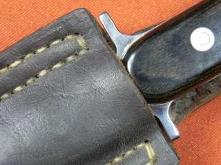 Vintage US Custom Hand Made KALFAYAN Hunting Fighting Knife & Sheath 
