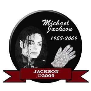  MICHAEL JACKSON MEMORIAL BUTTON PIN 1958 2009 #3 