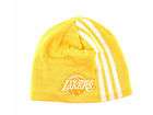 Los Angeles Lakers NBA Authentic Knit Hat Cap Beanie Adidas Basketball 