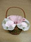 Beautiful Wicker Basket with Liner for Plants