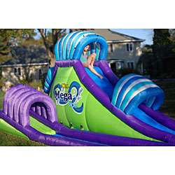 KidWise Dual Mega Inflatable Water Slide  Overstock