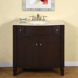   Exclusive 36 inch Single Sink Cabinet Bathroom Vanity  Overstock