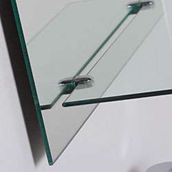 The Arch Frameless Mirror with Shelf  