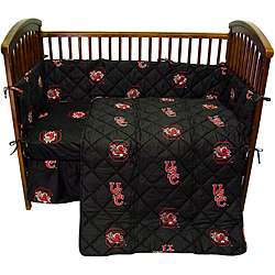   Carolina University Gamecocks 5 piece Crib Bedding Set  