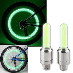 Neon Green LED Bike Wheel Lights  