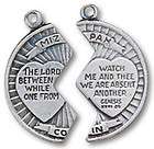 US Troop Military 2 Piece Coin Mizpah Necklace Git Set In a Gift Box