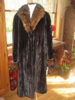 Medium Large Excellent Sable Fisher Mink Fur Coat Jacket #147s  