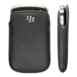 BlackBerry Bold 9900/ 9930 OEM Black Leather Pocket HDW 38845 001 