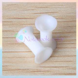   DOUBLE FLARE Silicone Ear Tunnel Plug Stretcher 00G 6G Gauge  