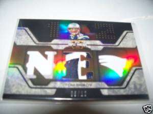 Tom Brady 2007 TOPPS Triple ThreadS 3 Color Jersey Patch Card #ed to 6 