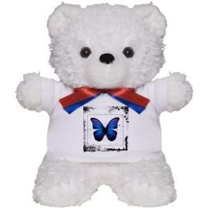  Teddy Bear White Blue Butterfly Still Life: Everything 