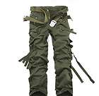 MENS CASUAL MILITARY ARMY CAMO COMBAT CARGO PANTS TROUSERS SIZE 29 34 