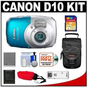  Canon PowerShot D10 Shock & Waterproof Digital Camera with 