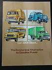 Circa 1970s CAT 3208 Diesel Engine Truck Brochure