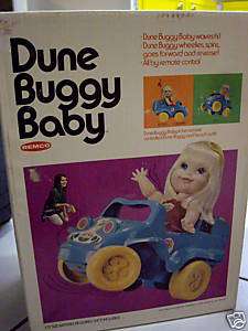 RARE VINTAGE 1971 DUNE BUGGY BABY DOLL REMCO NEW  