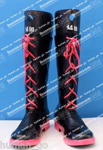 Pokemon Black And White Hilda Cosplay Boots Ladies Size US8.5/24.5cm 