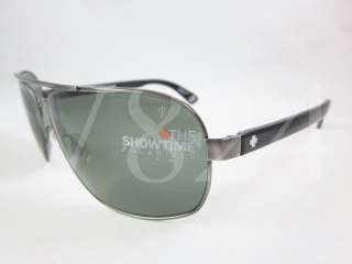 SPY Sunglasses SHOWTIME   ANTIQUE SILVER W/ BLACK SHQSB2N 672036905035 