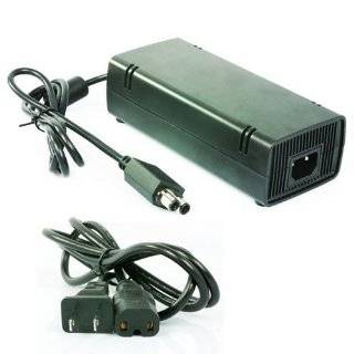  Xbox 360 Slim AC Adapter Power Supply Brick Convert Cable 