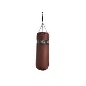  100 lb. Super Leather Heavy Bag (Brown): Sports & Outdoors