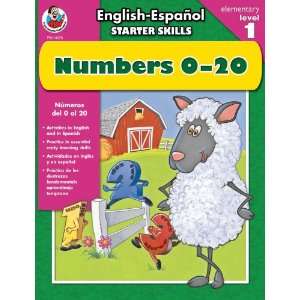  English Espanol Starter Skills, Numbers 0 to 20 (Spanish 