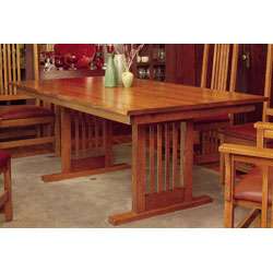 Mission Solid Oak 7 piece Grand Dining Set  Overstock