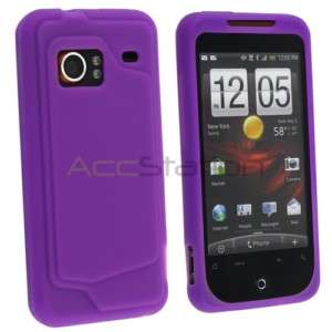   SILICONE RUBBER SKIN GEL SOFT CASE COVER FOR HTC DROID INCREDIBLE