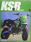 KAWASAKI KSR Motorcycle Book Guide Manual 199 Pgs 2004 Motor Bike 