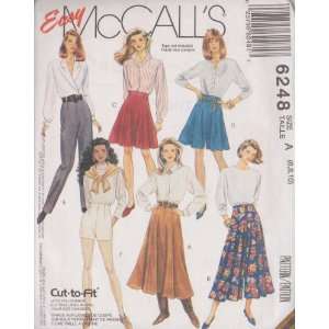  Misses Skirts And Split Skirt In Two Lengths, Pants And 