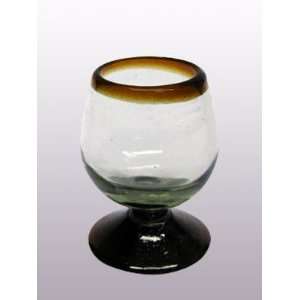 Amber Rim small cognac glasses (set of 6)   FREE Shipping orders 