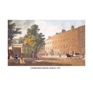Charlemont House Dublin 1793 12x18 Giclee on canvas 