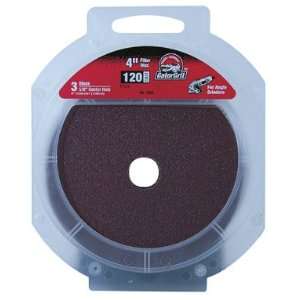 Discount Abrasive Sanding Discs, 4 Dsic, 120 Grit, 5/8 Hole, Package 