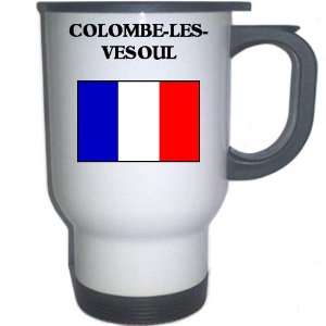  France   COLOMBE LES VESOUL White Stainless Steel Mug 