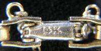 Antique Art Deco Ladies Elgin Wrist Watch Platinum 14k White Gold 