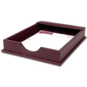     A7201   Burgundy Leather Single Front Load Tray