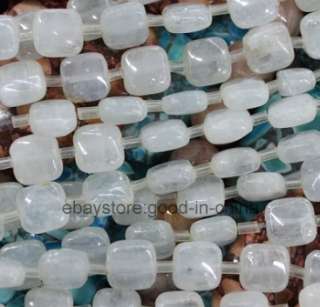 L292 Natural celestite gemstone loose beads square 8mm  