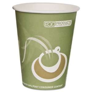 Eco EPBRHC12EWPK Evolution World 24% PCF Hot Drink Cups, Sea Green, 12 