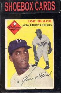 1954 Topps 98 Joe Black DODGERS FR/GD  