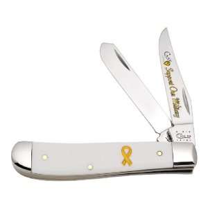  Case Cutlery 12405 Case Mini Trapper Knife, White 