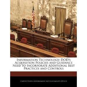  Information Technology DODs Acquisition Policies and 