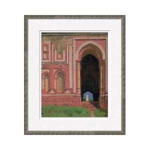  Gate Near Kutubminar Old Delhi 1875 Framed Giclee Print 